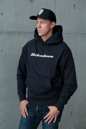 Recycled cotton relaxed hoodie