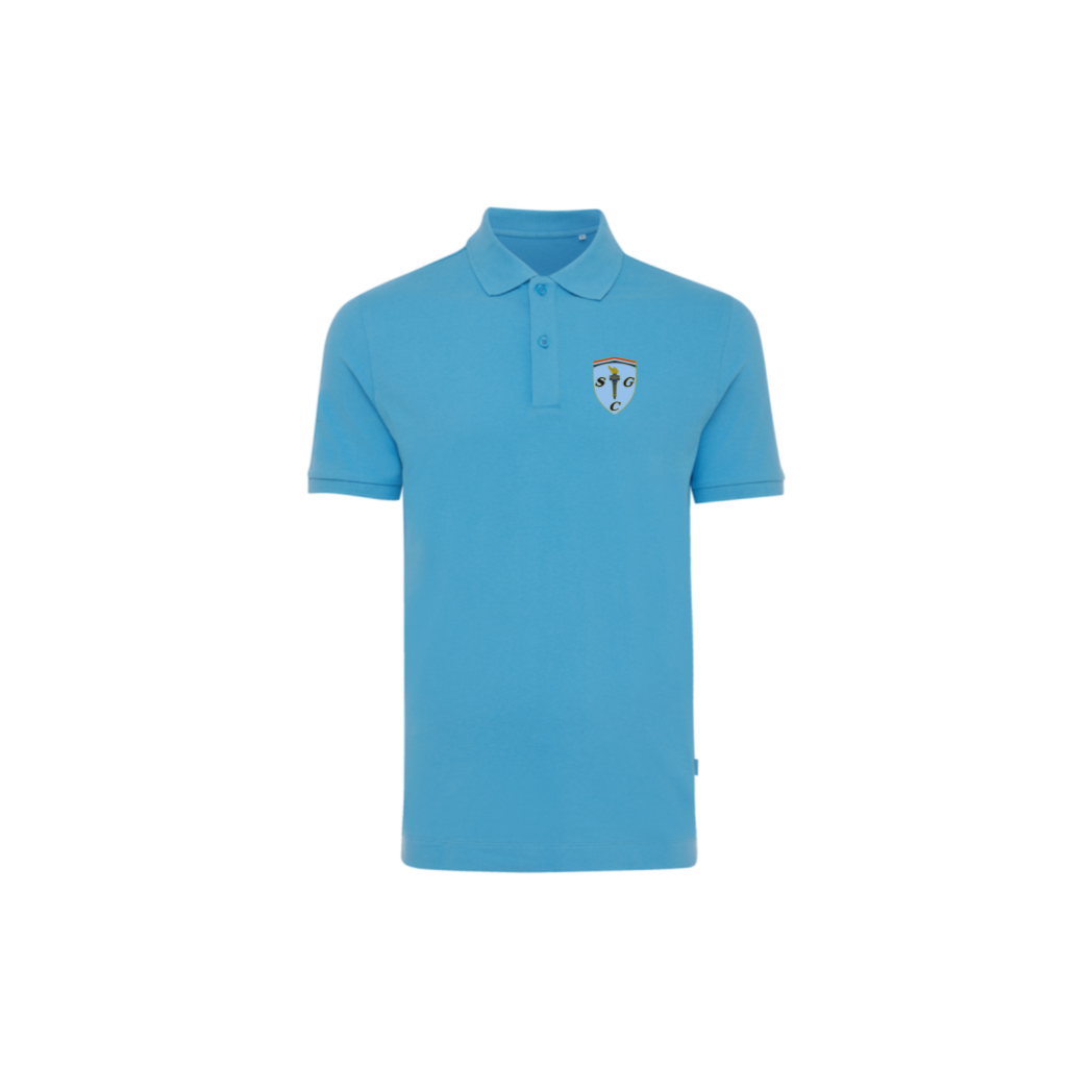 Recycled cotton pique polo